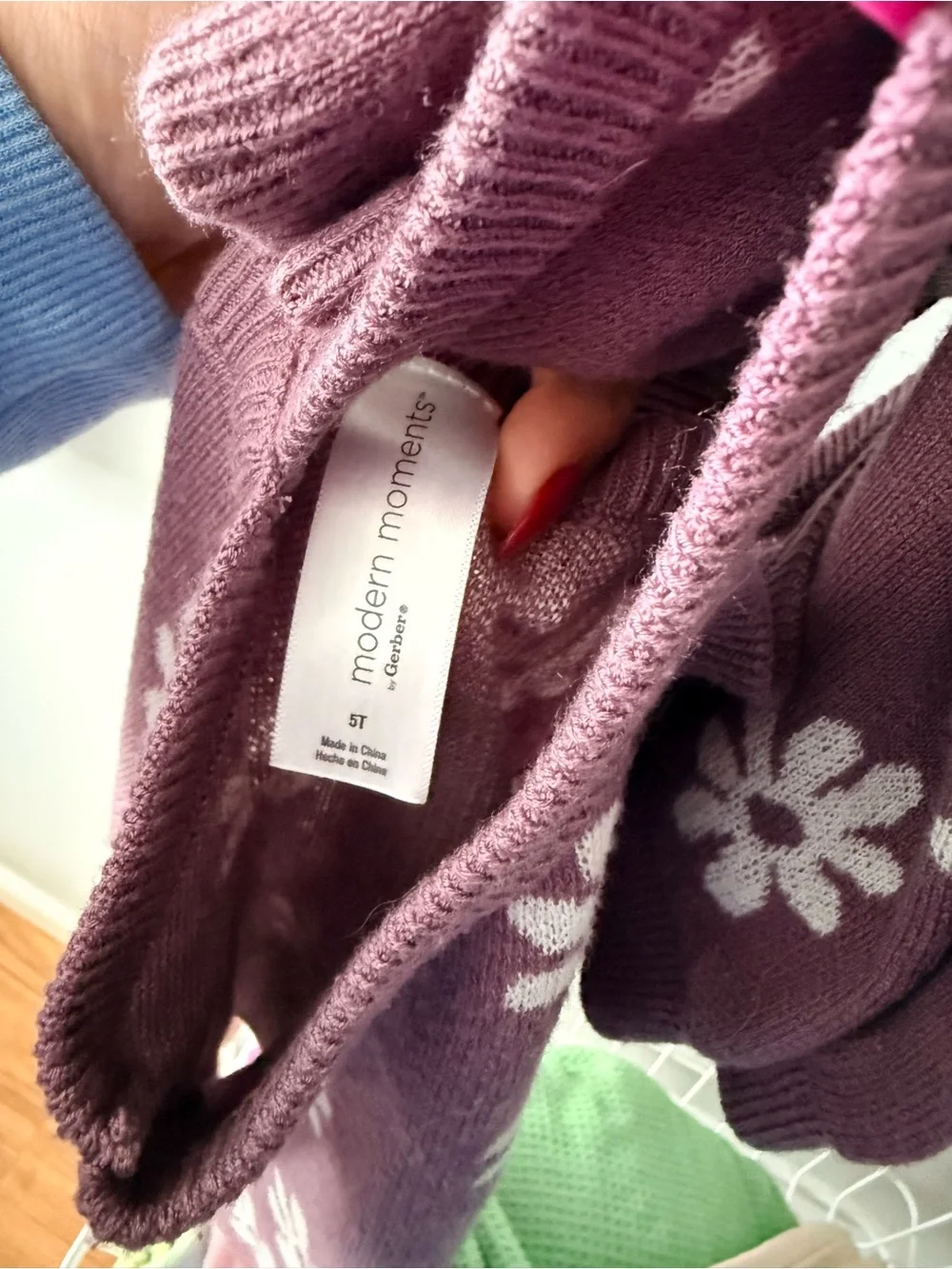 Girls' Daisy Knit Cami Top in Mauve